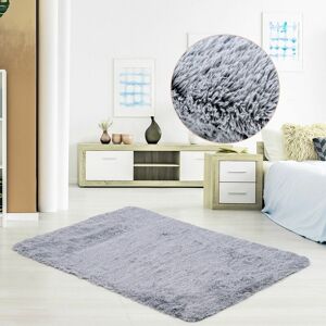 COSTWAY 180 x 120cm Modern Soft Shag Rug Ultra Soft Fluffy Throw Faux Fur Carpets