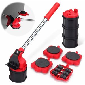 Denuotop - Heavy Furniture Lifter, Furniture Mover Tool Kit Large and Small Effortlessly, Furniture Lifter with 4 Lifting Pads and Casters for