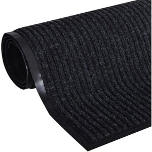 Sweiko - Black pvc Door Mat 90 x 120 cm VDTD08644