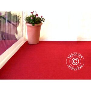 DANCOVER Carpet 2x12 m, Red, 400 g - Red