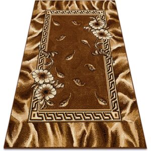 Rugsx - Carpet bcf Morad trio flowers, leaves classic - brown brown 120x170 cm