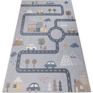 Rugsx - Carpet bono 726 street, city light grey / cream grey 280x370 cm