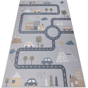 RUGSX Carpet BONO 726 street, city light grey / cream grey 120x170 cm