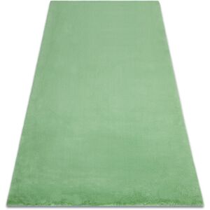 RUGSX Carpet bunny green imitation of rabbit fur green 200x290 cm