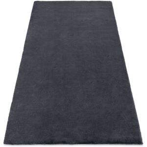 Rugsx - Carpet bunny grey imitation of rabbit fur grey 180x270 cm