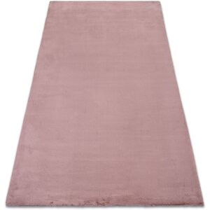 RUGSX Carpet bunny pink imitation of rabbit fur pink 200x290 cm