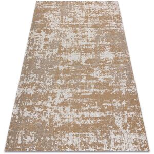Rugsx - Carpet casa, eco sisal Boho vintage 2809 cream / yellow, recycled carpet beige 133x190 cm