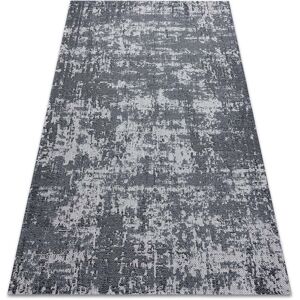 Rugsx - Carpet casa, eco sisal Boho vintage 2809 grey / anthracite, recycled carpet grey 133x190 cm