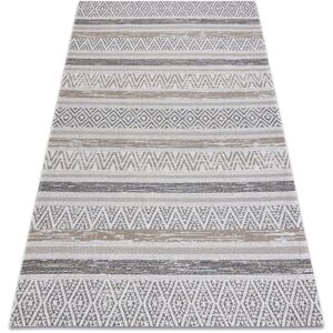 Rugsx - Carpet casa, eco sisal Boho Zigzag 2806 cream / taupe, recycled carpet beige 172x270 cm