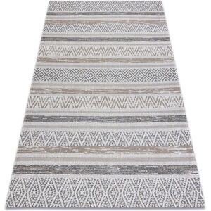 Rugsx - Carpet casa, eco sisal Boho Zigzag 2806 cream / taupe, recycled carpet beige 114x170 cm