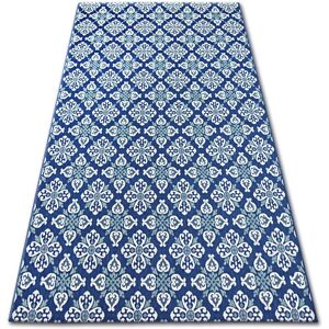 Rugsx - Carpet color 19246/699 sisal Flowers Blue blue 160x230 cm