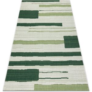 Rugsx - Carpet color 19676362 sisal lines beige / green green 160x230 cm