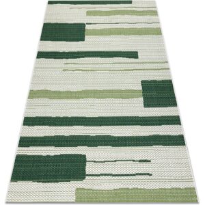 Rugsx - Carpet color 19676362 sisal lines beige / green green 200x290 cm