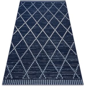 Rugsx - Carpet color 47268/309 sisal Diamonds Squares Blue blue 160x230 cm