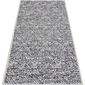 Rugsx - Carpet color 47373960 sisal labyrinth grey / beige beige 200x290 cm