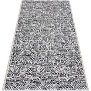 RUGSX Carpet color 47373960 sisal labyrinth grey / beige beige 80x150 cm