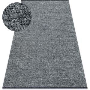 Rugsx - Carpet florence 24021 One-colour, glamour, flat woven, fringes - aqua grey 175x270 cm