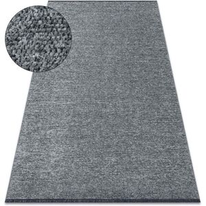 Rugsx - Carpet florence 24021 One-colour, glamour, flat woven, fringes - grey grey 175x270 cm