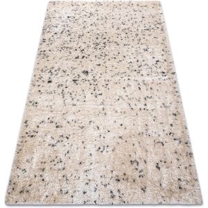 Rugsx - Carpet fluffy 2372 shaggy salt and pepper - cream / anthracite beige 120x170 cm