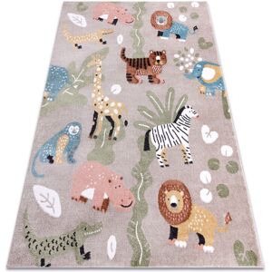 Rugsx - Carpet fun Africa for children, animals, Africa beige multicolour 280x370 cm