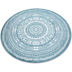 Rugsx - Carpet fun Napkin circle - blue blue round 100 cm