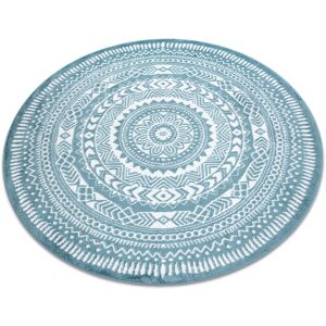 Rugsx - Carpet fun Napkin circle - blue blue round 140 cm