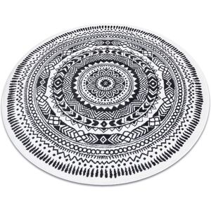 Rugsx - Carpet fun Napkin circle - grey grey round 100 cm