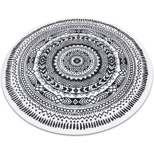 Rugsx - Carpet fun Napkin circle - grey grey round 120 cm