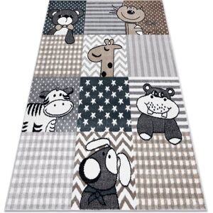 Rugsx - Carpet fun Pets for children, animals grey grey 120x170 cm