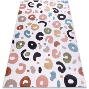 Rugsx - Carpet fun Spots for children, spots cream multicolour 140x190 cm