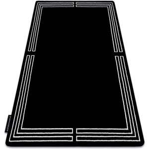 Rugsx - Carpet hampton Chick frame black black 200x290 cm