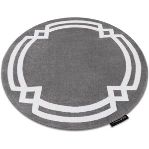 Rugsx - Carpet hampton Lux circle grey grey round 160 cm