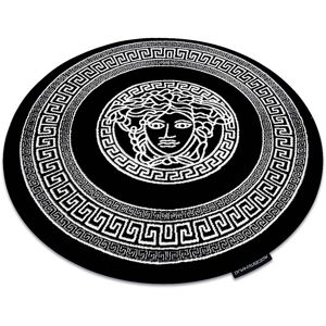 Rugsx - Carpet hampton Medusa circle greek black black round 160 cm