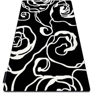 RUGSX Carpet hampton Rosa rose, flowers black black 160x220 cm