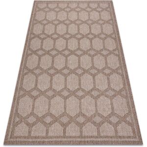 RUGSX Carpet HOUSE SISAL 40356 Diamonds, Flat woven, woolish effect beige beige 160x220 cm