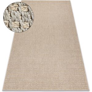 RUGSX Carpet origi 3561 beige - flat-woven sisal string beige 272x370 cm