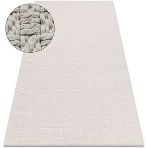 RUGSX Carpet origi 3661 cream - flat-woven sisal string beige 272x370 cm