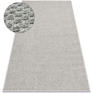 RUGSX Carpet origi 3661 grey - flat-woven sisal string grey 272x370 cm