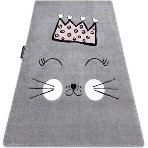 Rugsx - Carpet petit cat crown grey grey 240x330 cm