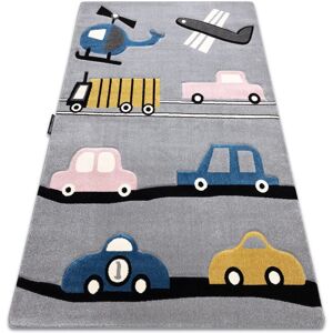 Rugsx - Carpet petit toys cars grey grey 140x190 cm