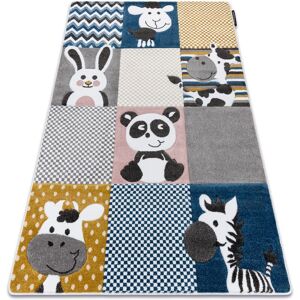 Rugsx - Carpet petit zoo animals cream / grey beige 240x330 cm