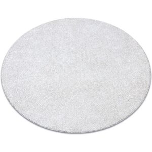 Rugsx - Carpet, round santa fe cream 031 plain, flat, one colour beige round 100 cm