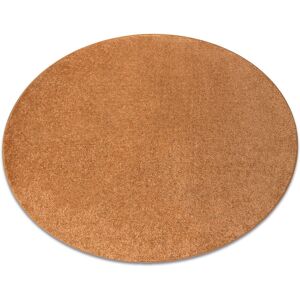 Rugsx - Carpet, round santa fe gold 42 plain, flat, one colour yellow round 100 cm