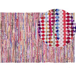 Beliani - Modern Area Rug Cotton Abstract Multicolour Pattern 160 x 230 cm Belen - Multicolour