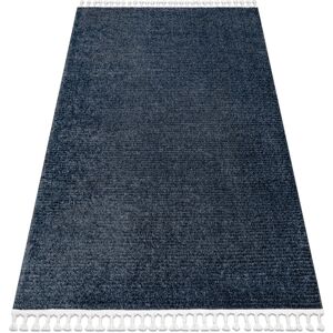 Rugsx - Carpet sevilla PC00B stripes blue Fringe Berber Moroccan shaggy blue 200x290 cm