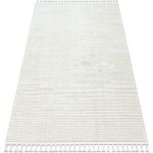 Rugsx - Carpet sevilla PC00B stripes white Fringe Berber Moroccan shaggy white 200x290 cm