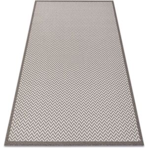 Rugsx - Carpet sisal bordero 2901 Flat woven ecru / taupe beige 140x190 cm