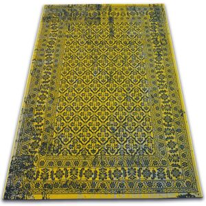 RUGSX Carpet VINTAGE Flowers 22209/025 yellow yellow 80x150 cm