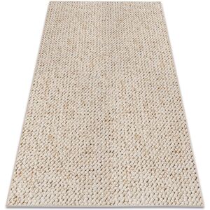 RUGSX Carpet wall-to-wall casablanca cream white 200x500 cm