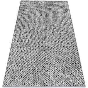 RUGSX Carpet wall-to-wall casablanca grey grey 200x500 cm